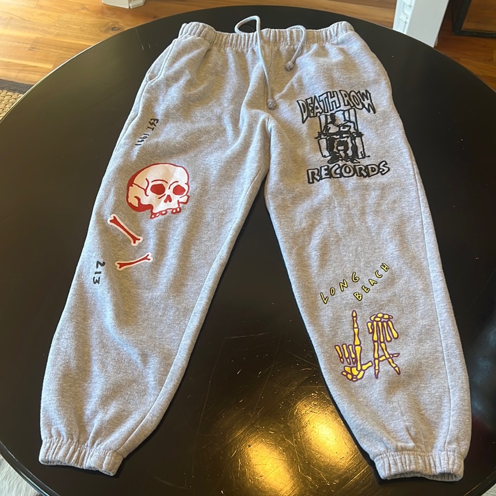 Los Angeles style includes patchwork featuring death row record and Long Beach.